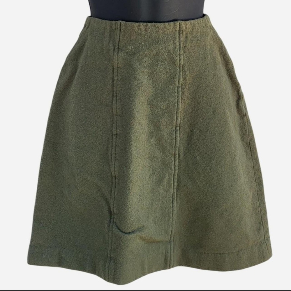 Olive Green Women's Skirt